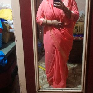 Pink Saree