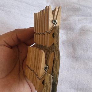 Photo Frame Wood Clip