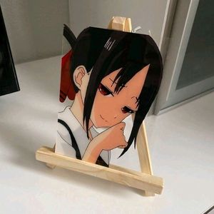 Anime Glass Painting With Stand