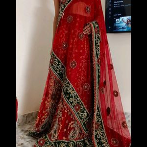 Red Bridal Lehenga