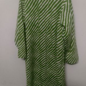 Green Lahariya Kurti