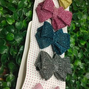 Cute Bow Clips( Pack Of 6)