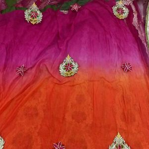 Chaniya Choli Style Saree