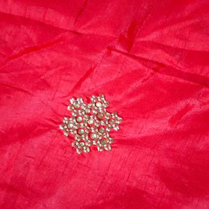 Beautiful KARVACHAUTH special Saree With Blouse