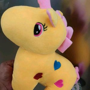 Yellow Unicorn 🦄 Soft Toys For Kids