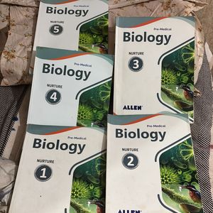 ALLEN BIOLOGY PRE MEDICAL unused books