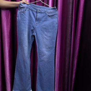 Denim Lace Pant