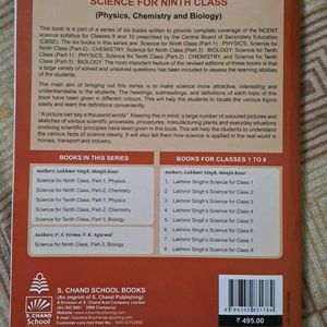 Class 9th Chemistry (Refresher) Book. Lakhmir Singh & Manjit Kaur