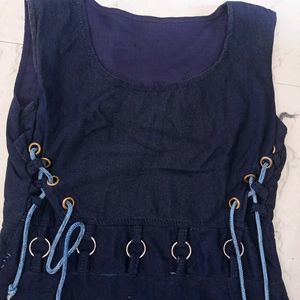 Navy Blue Frock