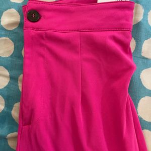 Pink Straight Leg Pants