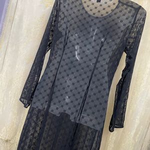 Black Georgette Dress