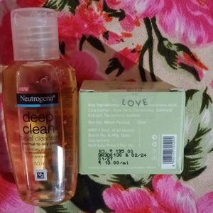 Combo• Neutrogena Facewash + Dot N Key Moisturizer