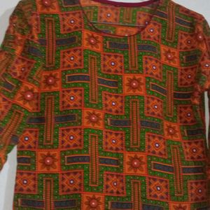 Printed Straight Kurta