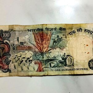 100rs Old Note. Almost 50 Yrs Ol.D