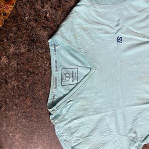 Men Sky Blue T Shirt