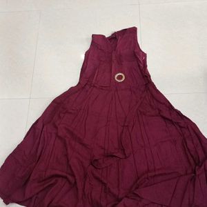 Maroon dress Frm And