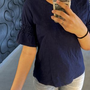 Blue Tshirt Top For Women