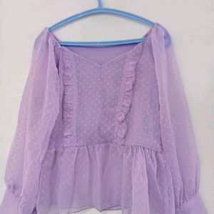 Women's Lavender Top