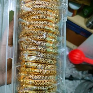 Gold Plated Kada.Or Bangles