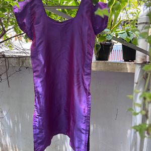 Violet Straight Kurta