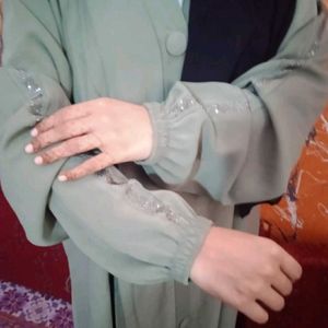 Light Green Colour Abaya