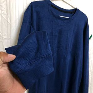 Blue Long Sleeve T Shirt