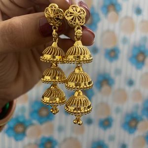 Gold Plated Jumki For Woman’s