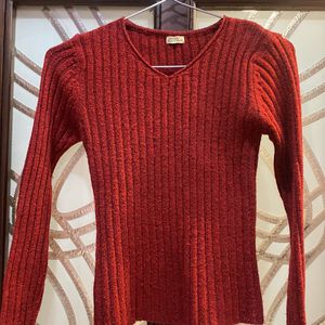 Rust Coloured Sweater