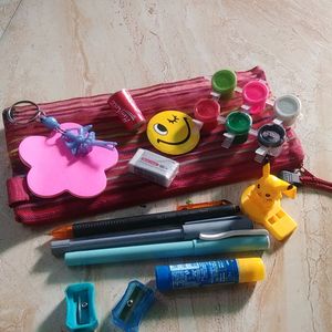 Combo Of 12 Cute  Jolly Stationary Items