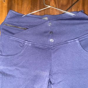 Dark Blue High Waist Jogging / Legging