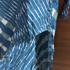 Blue Striped Kurta