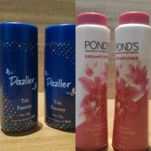 Dazller And Pond's Talcum Powder