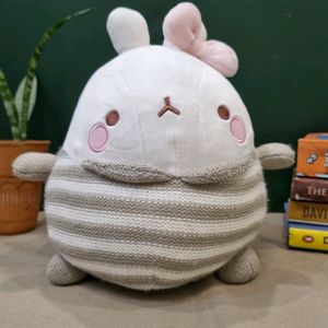 Molang Cool Knit Rabbit Bunny Stuffed Plush Doll