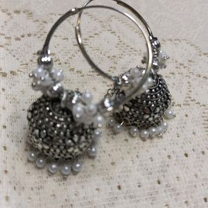 Oxidised Jhumka