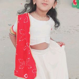 Lengha Choli Dupatta For Kids