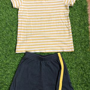 Tshirt Shorts Set