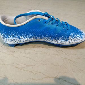 Blue & White Football Shoes Anza Ultra UK 7/IND 6