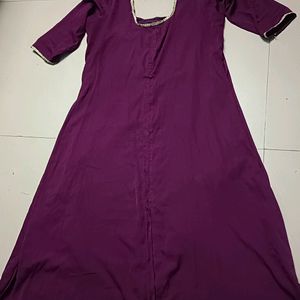 Beautiful Violet Color Kurti