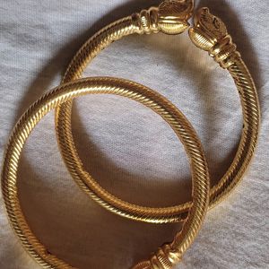 Golden Kada Bangles