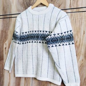 Offwhite Crey Design Sweater Size-36