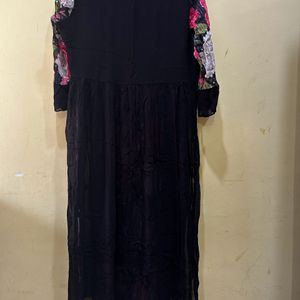 *Price Drop* Neerus Black Georgette Suit Size XL