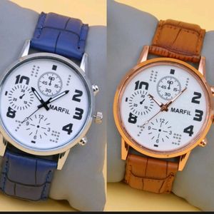 🔥New Analog Watch For Men (Pack Of 2)🔥