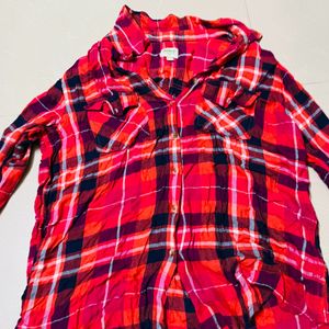 Women Check Shirt