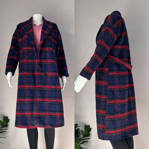 Plaid Overcoat FIXED PRICE