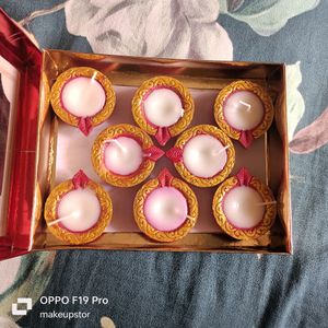 Pack Of 8 Diwali Diyas