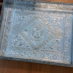 New Silver Royal Look Tray Antique