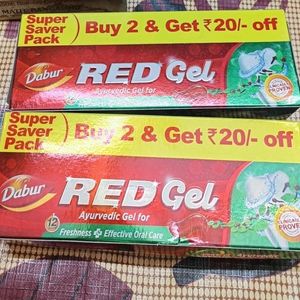 (Pack of 2) Dabur Red Gel Ayurvedic Toothpaste