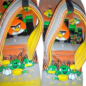 3d Print Angry Birds Unisex Slipper 4no.