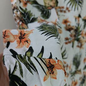 Tropical  Midi Dress