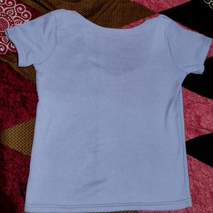 U Neck Lavender Top (Fits Xs,S,M)